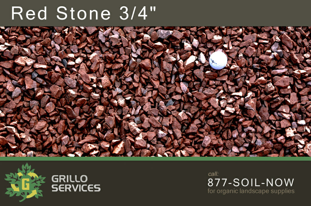3/4 Red Stone - The Yard LLC