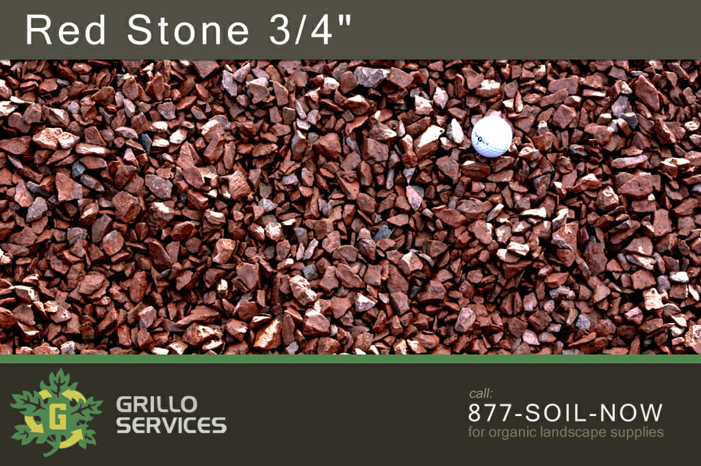 Featured image for “Red Stone 3/4" (1 yard)”