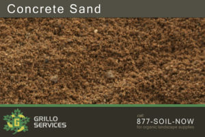 Gritty Concrete Sand, Grillo Services Ct